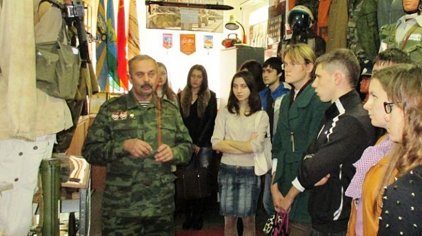 Студенты Кубанского государственного аграрного университета посетили музей «Боевой Славы»