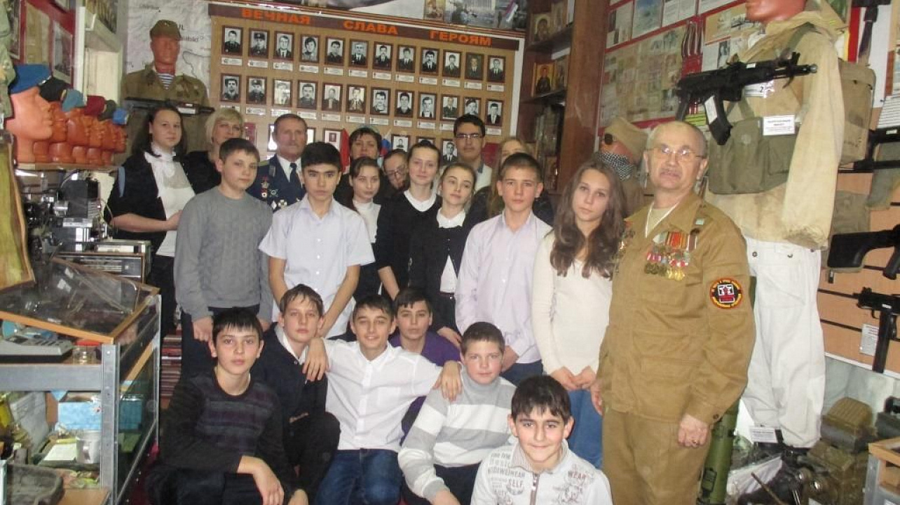 Афганцы провели урок мужества для семиклассников школы №67