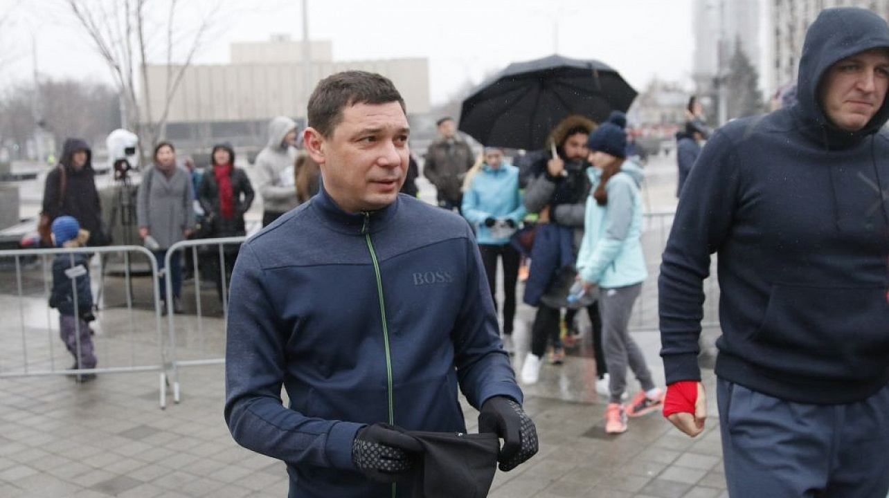 Евгений Первышов пробежал дистанцию в 5 км в рамках «HardRun» - 2018 в Краснодаре