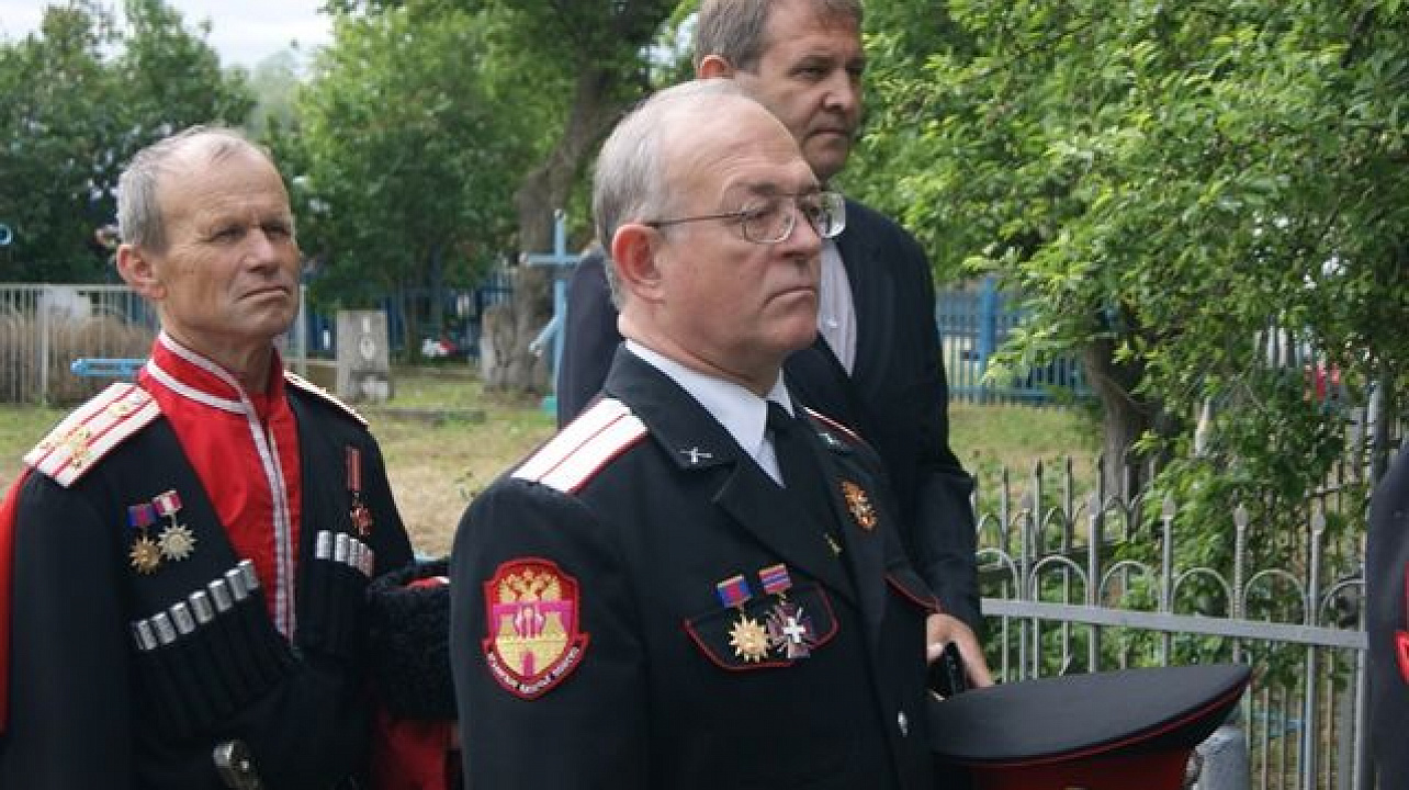 Казаки Екатеринодарского районного казачьего общества приняли участие в Тиховских поминовениях