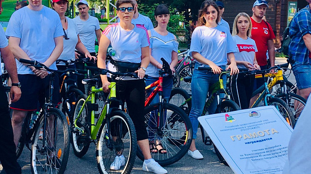 В парке Западного округа состоялся велопробег