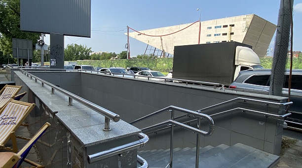 В Краснодаре закроют подземные пешеходные переходы в районе «Авроры» в связи с реконструкцией кинотеатра 