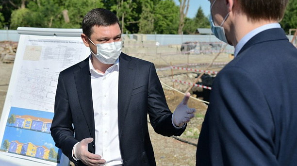 Новый детсад в пос. Водники Краснодара достроят осенью 2021 г.