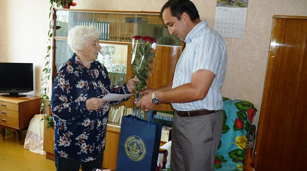 90-летний юбилей жительница Прикубанского округа встретила с новыми надеждами