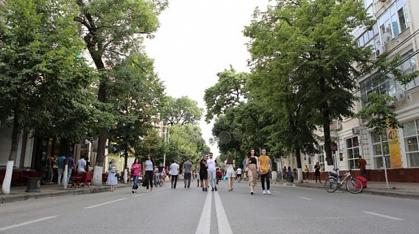 Возможность создания пешеходного квартала в центре Краснодара проработают к весне 2021 года