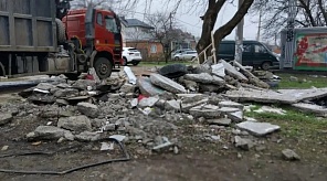 В Центральном округе продолжается работа по ликвидации стихийных свалок