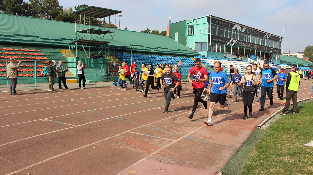 В Краснодаре участники Спартакиады профсоюзов начали выполнять нормативы ГТО