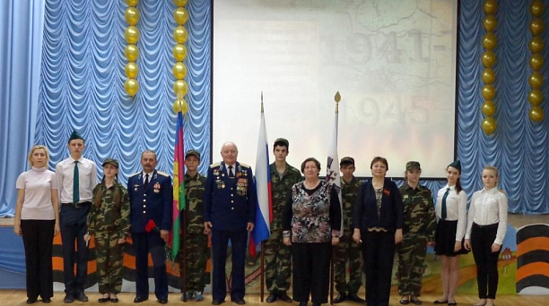 Воины-интернационалисты из «Боевого братства» приняли участие в мероприятии ко Дню освобождения Краснодара в школе №65