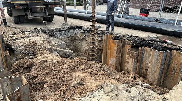 На участке ул. Московской в связи с укладкой трубопровода изменится схема движения транспорта 