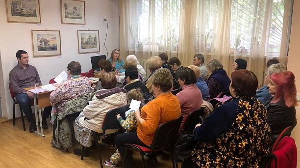  Сегодня информационное занятие состоялось в ТЦ № 37 