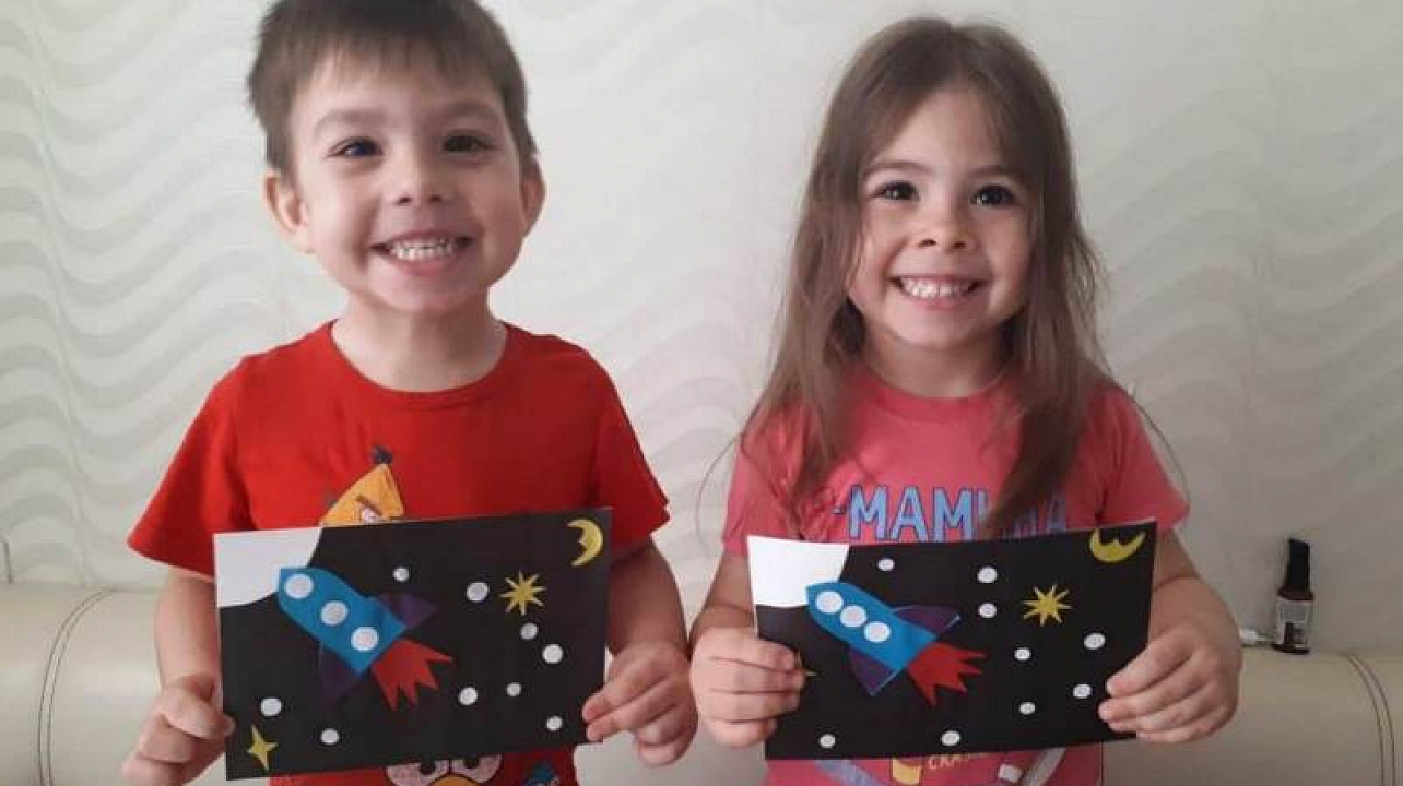 В детском саду № 90 прошел он-лайн урок, посвященный Дню космонавтики