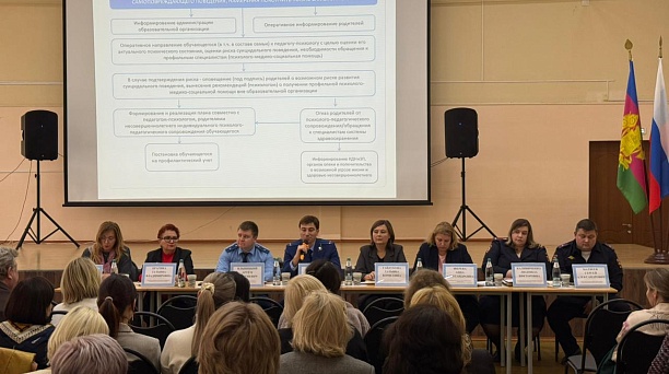 В Прикубанском округе прошло совещание на тему «Совершенствование межведомственного взаимодействия в системе воспитания молодежи и профилактики безнадзорности и правонарушений несовершеннолетних»