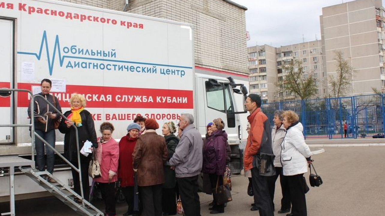 Жители Центрального округа прошли обследование в Мобильном центре Краевой клинической больницы №1 им. проф. С.В.Очаповского