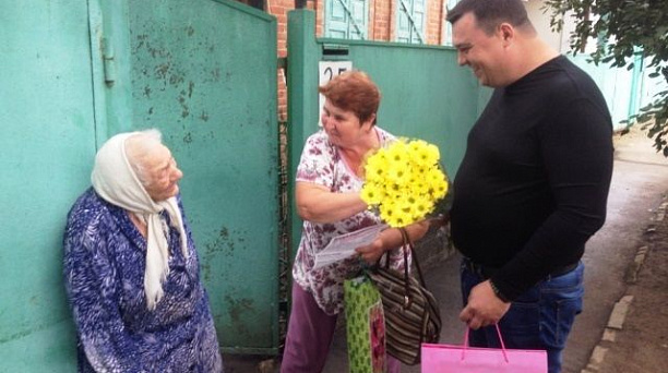 Сегодня 90-летний юбилей отметила жительница Прикубанского округа Мария Антоновна Пыхтина