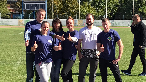 Почётное второе место заняла команда профсоюзной организации Западного округа