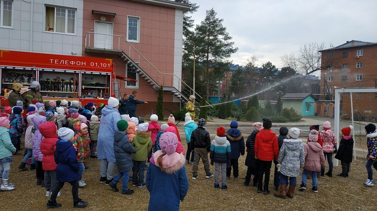В детском саду № 175 прошел урок пожаробезопасности