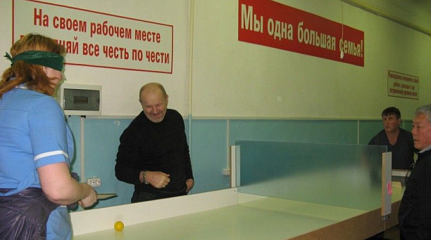 Спортивные соревнования прошли среди инвалидов по зрению