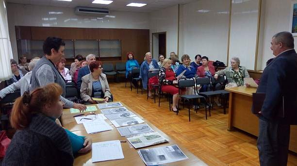 В территориальном центре №26 прошла информационная встреча с представителями общественности Фестивального микрорайона