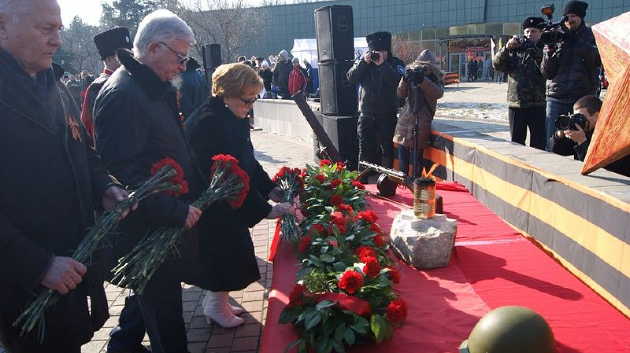 Актив Западного округа принял участие в открытии месячника оборонно-массовой и военно-патриотической работы