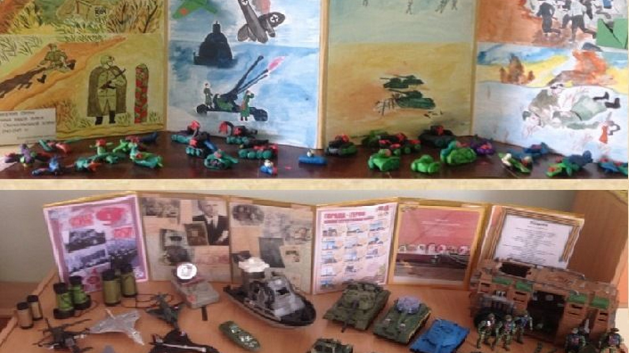 В детском саду Западного округа  открылась выставка «Хроники войны»