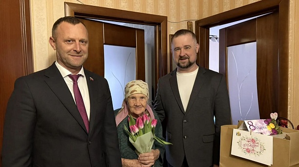 В Пашковском сельском округе состоялось поздравление ветеранов Великой Отечественной войны с Международным женским днём