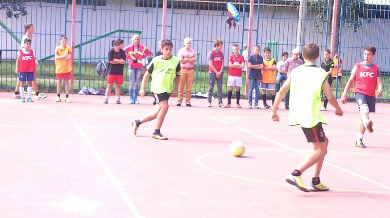 В Центральном округе прошел турнир по футболу