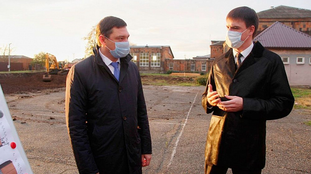 В станице Старокорсунской стартовало строительство корпуса школы № 86