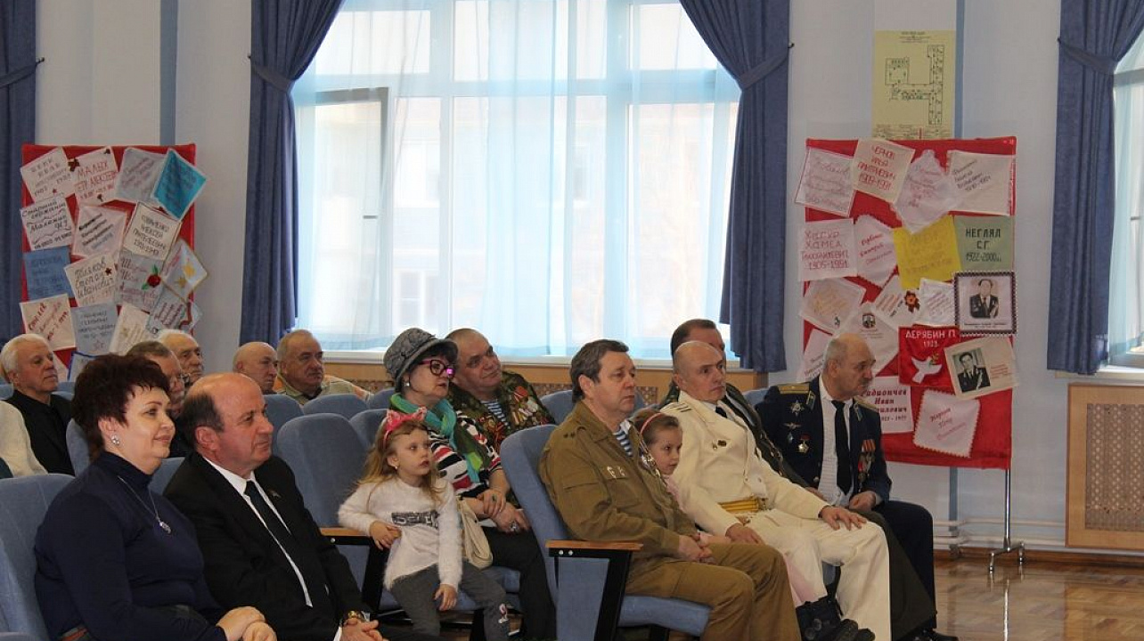 В Юбилейном микрорайоне состоялось торжественное собрание ко Дню защитников Отечества