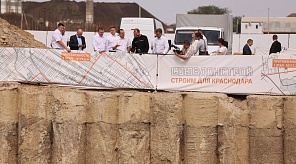 Губернатор Кубани и глава Краснодара оценили ход строительства второй очереди главного канализационного коллектора №20 