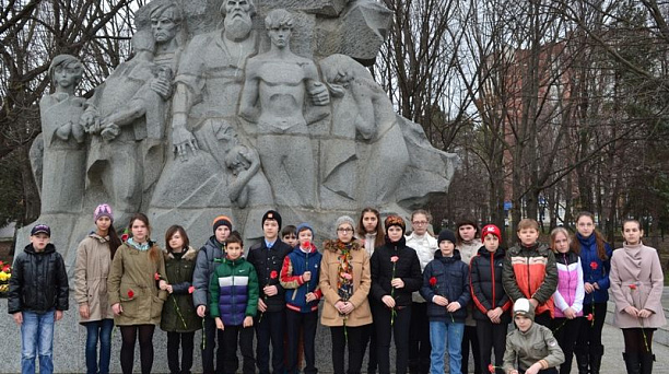 Учащиеся лицея № 4 отметили освобождение города Краснодара от немецких оккупантов