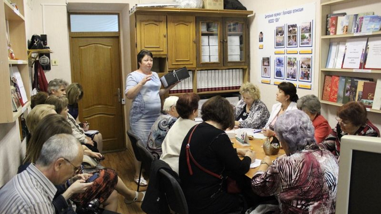 Председатель «ВОИ» Центрального округа Татьяна Великая поделилась опытом работы с коллегами