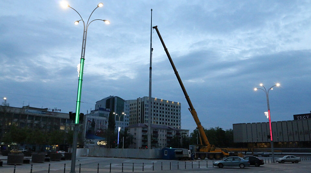 На самом высоком флагштоке в крае в день открытия поднимут флаг Кубани