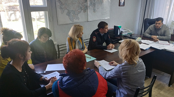 В администрации Берёзовского сельского округа состоялось расширенное заседание территориальной комиссии по профилактике правонарушений