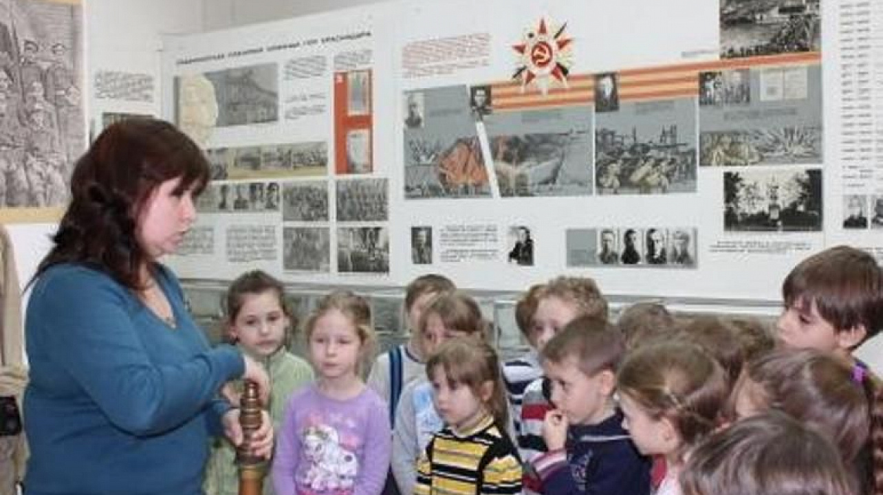 Воспитанники детского сада № 72 побывали на экскурсии в музее Краснодарской краевой пожарно-технической выставки