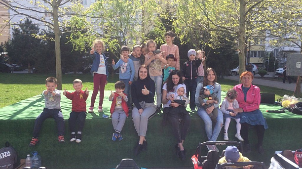 В Юбилейном микрорайоне прошли детские эстафеты