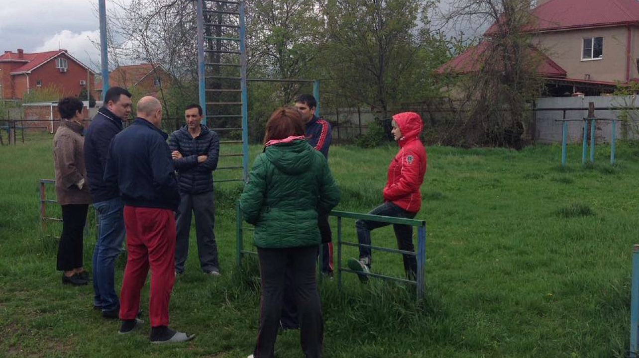 Спортивную площадку по улице 2 линия привели в порядок