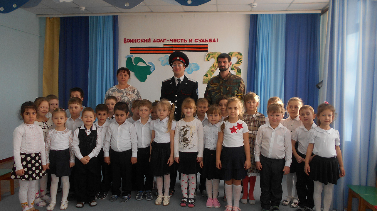 Встреча с казаками хуторского казачьего общества «Старокорсунский казачий курень»