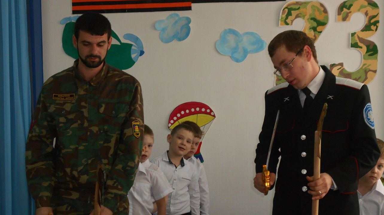 Встреча с казаками хуторского казачьего общества «Старокорсунский казачий курень»