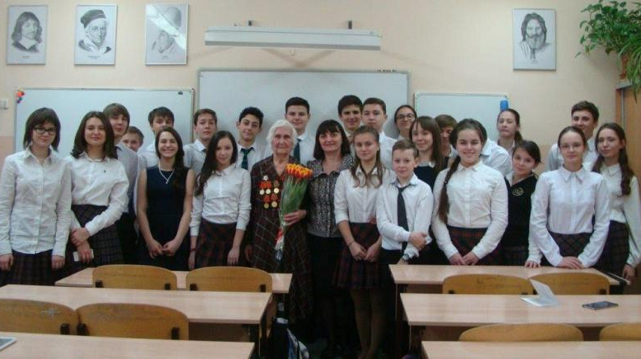 В гимназии № 92 проходят встречи с участниками ВОВ