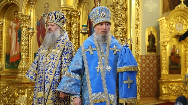Евгений Наумов поздравил с днем тезоименитства митрополита Екатеринодарского и Кубанского Василия