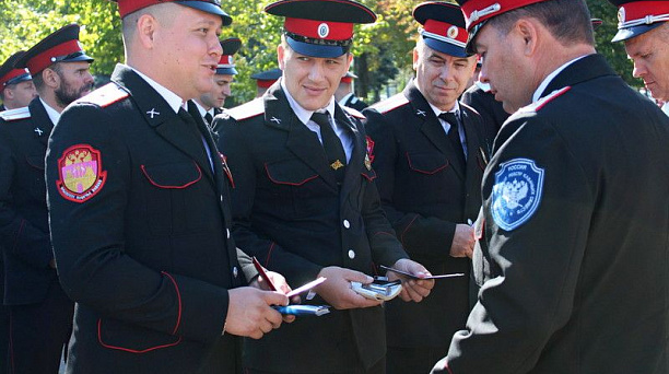 Строевой смотр казачьей дружины прошёл в краевой столице