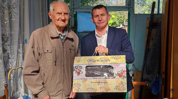 Участник Великой Отечественной войны Агафонов Вениамин Макарович отметил 97-й день рождения