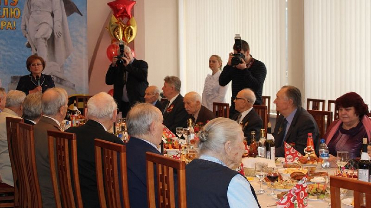Ветераны Великой Отечественной войны Центрального округа были приглашены на торжественный прием в администрацию Краснодара
