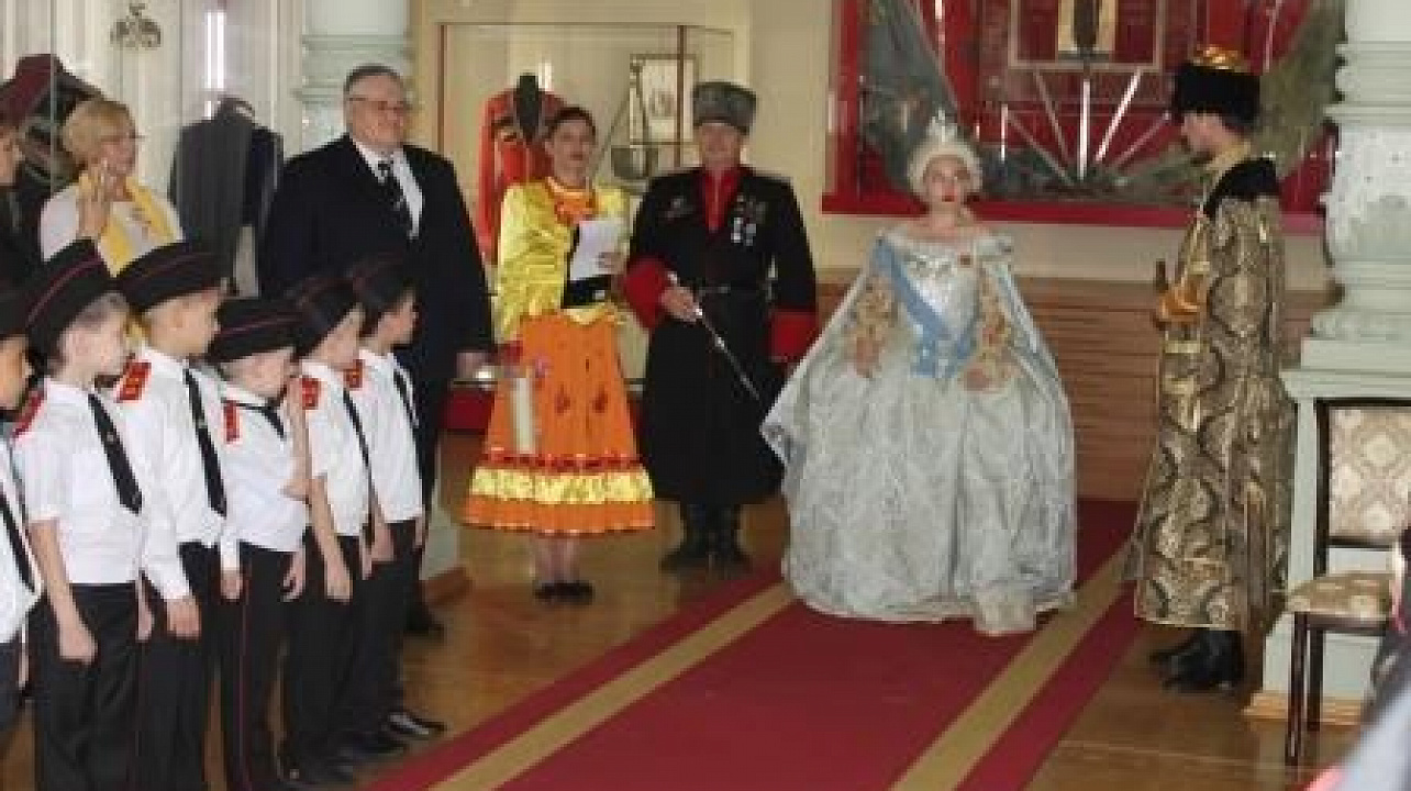 Воспитанники казачьего класса школы №14 посетили Краснодарский историко-краеведческий музей-заповедник им. Е.Д. Фелицына