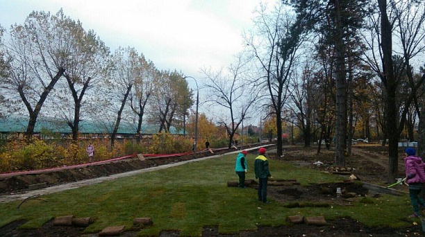 В сквере «Молодежный» Краснодара высадят более 2,5 тыс. новых растений