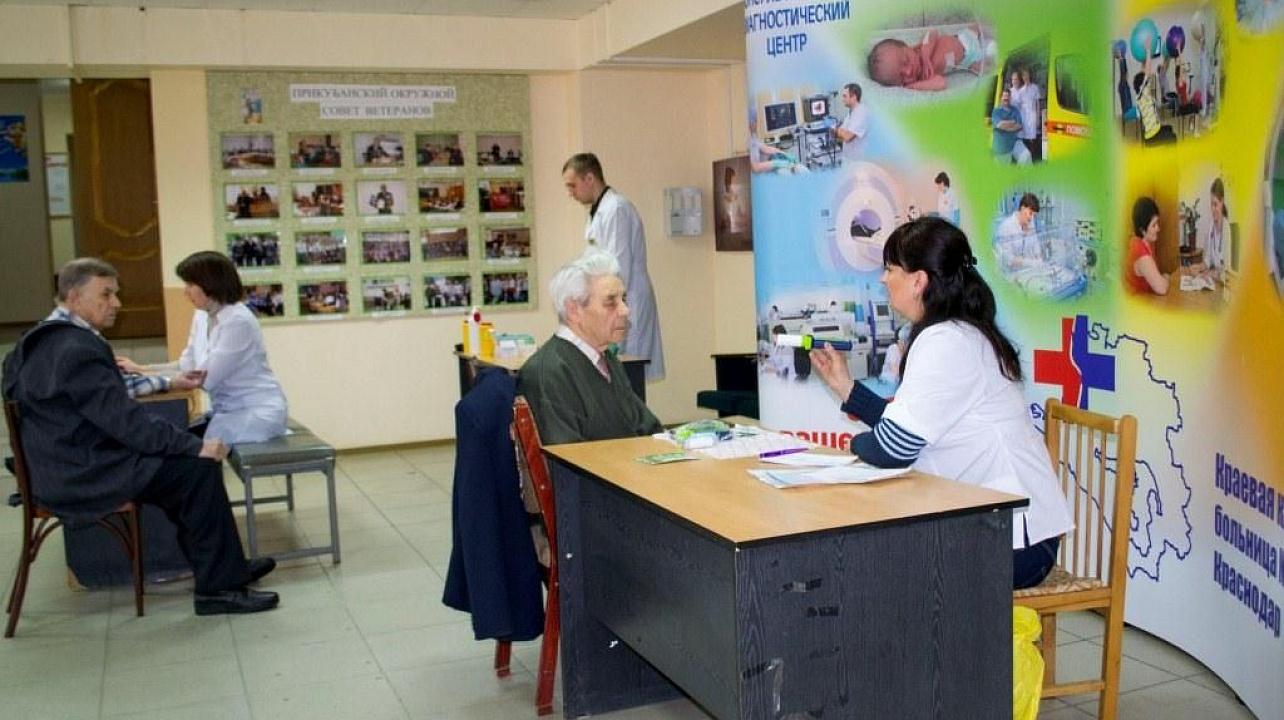В Прикубанском округе провели медицинское обследование ветеранов