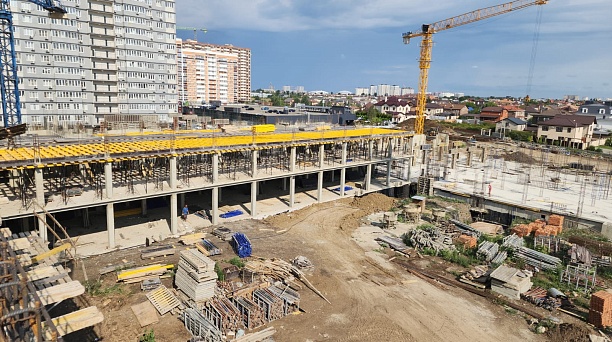 Продолжается строительство школы на 1550 мест по улице им. Григория Пономаренко