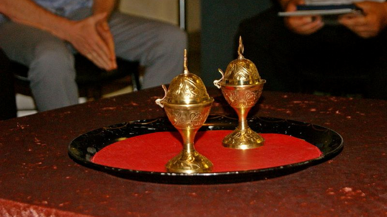 Казаки Екатеринодарского РКО встретили капсулы с землёй с малой родины императрицы Екатерины Великой