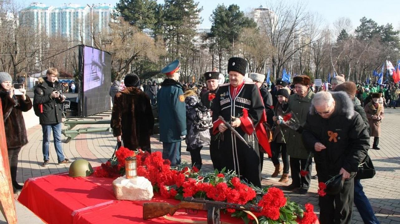 Прикубанские ветеранские организации приняли участие в открытии патриотического месячника