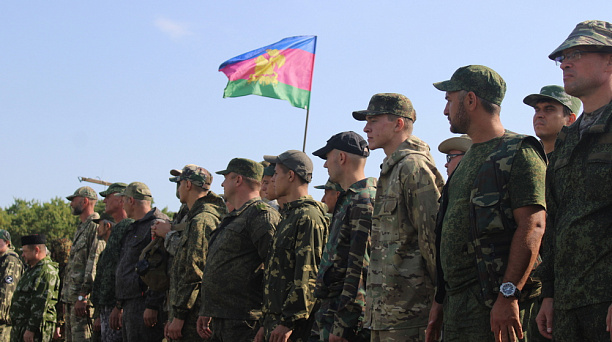 Казаки кубанской столицы на военно-полевом сборе 